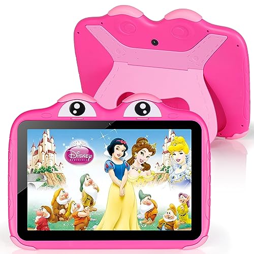 Trayoo Kids Tablet 10.1 Inches Android 11 64GB Tablets for Kids with Case, Google Play, YouTube, Dual Camera, WiFi, Bluetooth, Apps Pre-Installed, Education, Parent Control Tablet (Pink) - Image 1