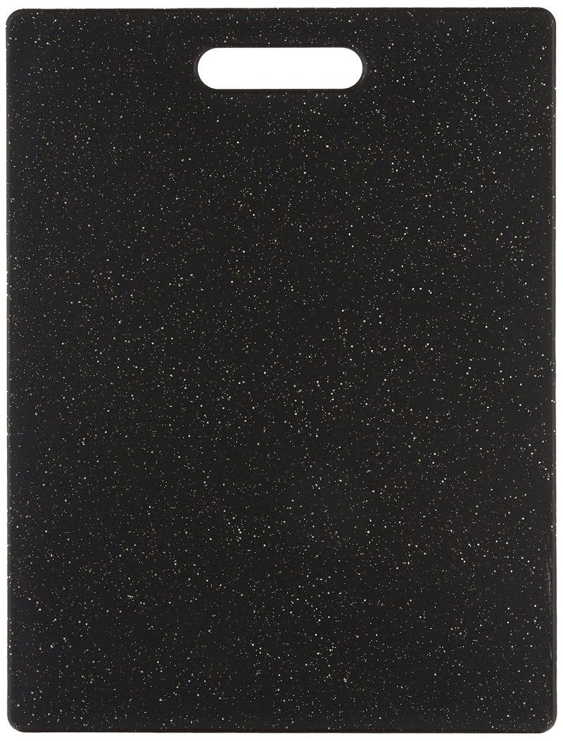 Dexas Grippboard Cutting Board with NonSlip Feet 11 by 145 inches Dark Granite pattern and Black