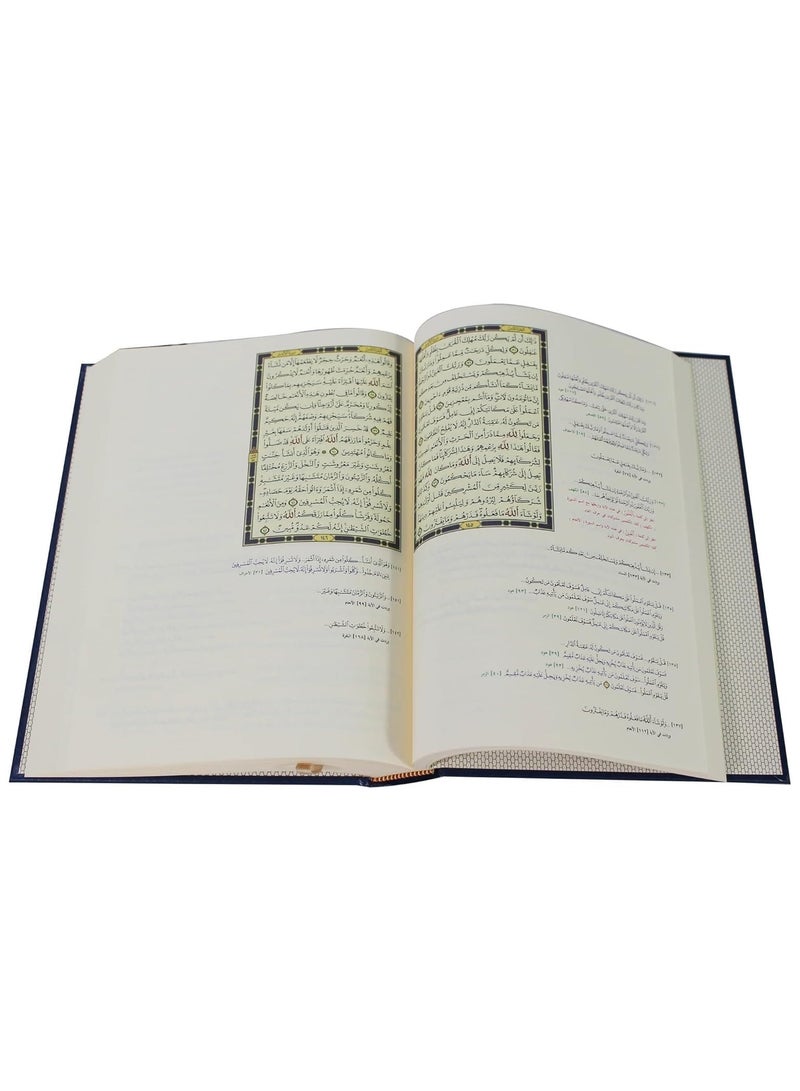 قران كريم بآيات متشابهة شامواه 4 الوان 24×17 سم - ازرق. - Image 3