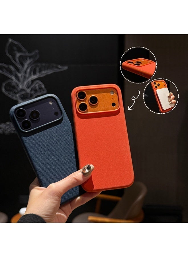 Premium Tech Fabric Magnetic Phone Case for iPhone 17 Pro Max with Camera Control Button, Luxury Woven Shockproof Protective Cover - Image 3