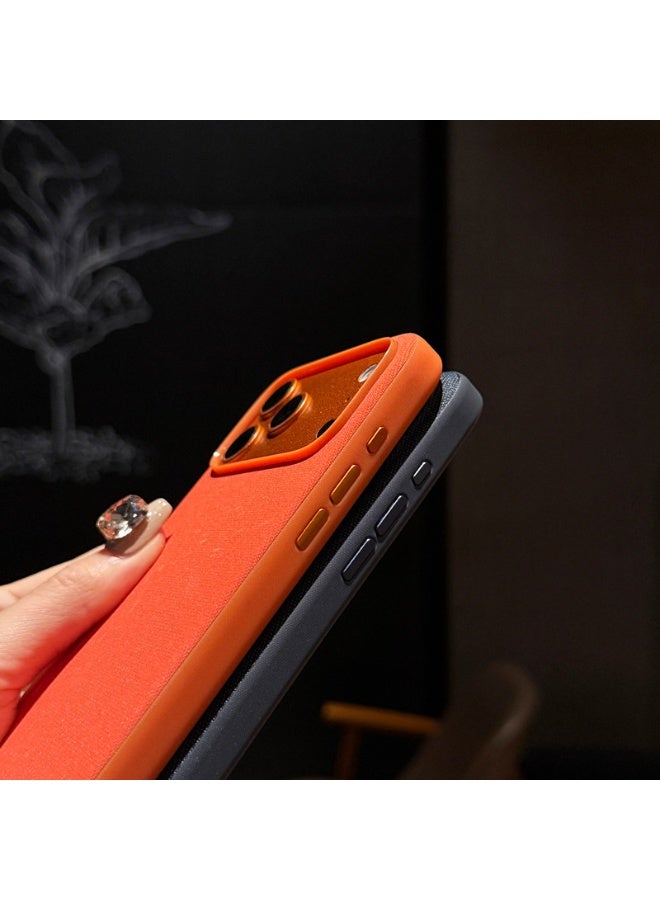 Premium Tech Fabric Magnetic Phone Case for iPhone 17 Pro Max with Camera Control Button, Luxury Woven Shockproof Protective Cover - Image 4