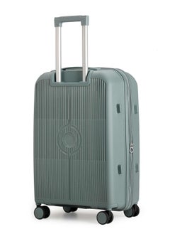 كابينبرو Unisex Expandable PP Fashion Trolley Luggage Set Lightweight Hard Shell Spinner luggage with 360° Degree 4 Twin Wheel and Double Zippers CP003- Green  - Image 3