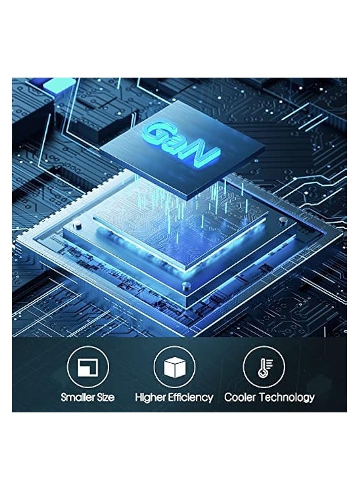 فينسوك شاحن USB C بقوة 35 وات، ومحول GaN للشحن السريع من النوع C، ومنافذ متعددة، ومتوافق مع قابس شاحن الحائط - Image 4