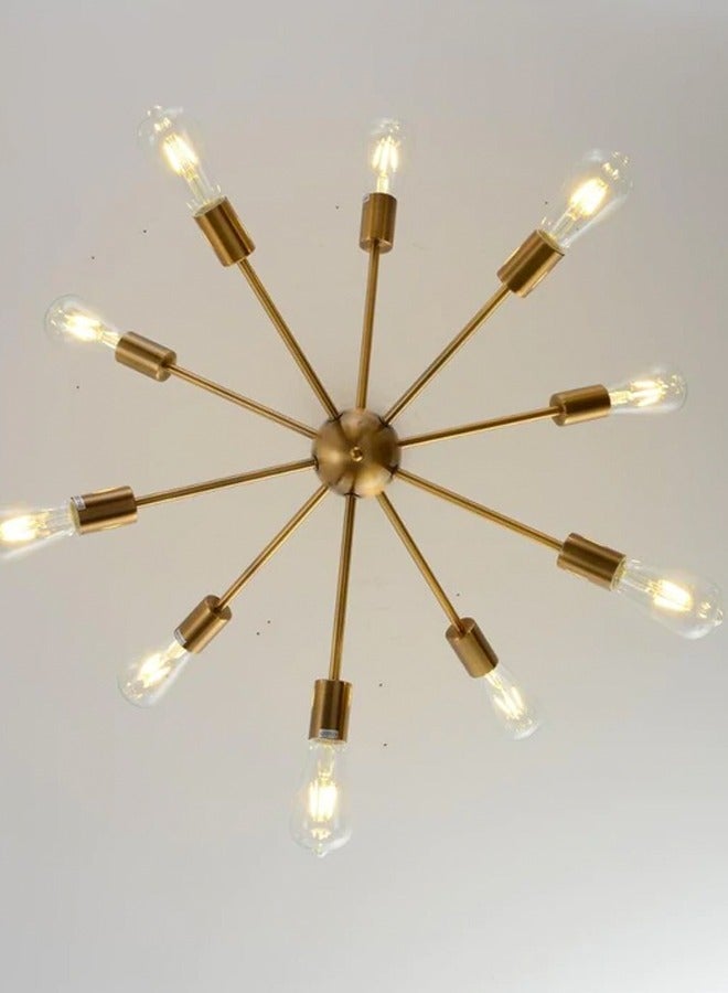 Cluc Mesh  Chandelier - 10 Branch - Gold - Image 3