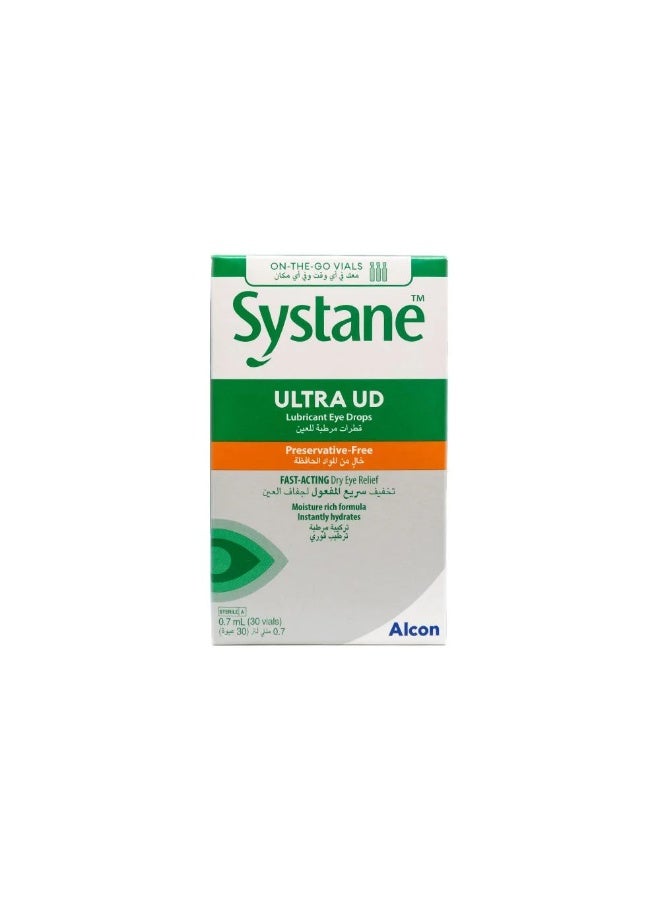 Alcon Systane Ultra UD Eye Drops 0.7 ml, 30 pieces - Image 2