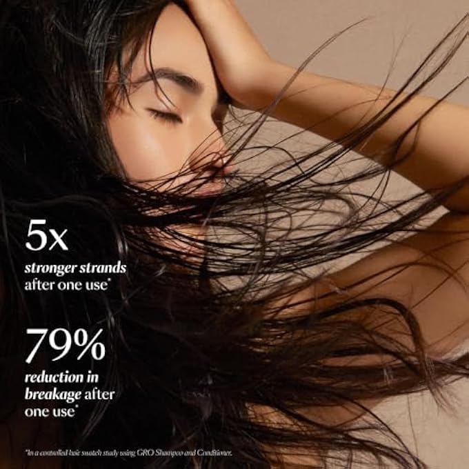 VEGAMOUR GRO REVITALIZING SHAMPOO, SUPPORT THICKER, FULLER LOOKING HAIR, SHAMPOO FORMULATED WITHOUT SULFATES FOR THINNING HAIR WITH VEGAN KERATIN, NATURAL CITRUS SCENT (1.6 FL. OZ.) - Image 3