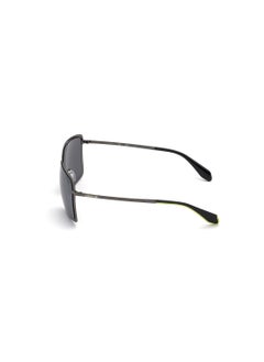 Adidas Men's Mirrored Navigator Shape Metal Sunglasses OR003608C60 - Lens Size: 60 Mm - Shiny Gunmetal  - Image 4