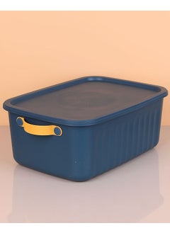 Devigo 3 Pieces 10 Liter Storage Container, Multi-Purpose Organizer Box with Lid, Decorative Storage Box, 35 X 25 X 15 Cm 