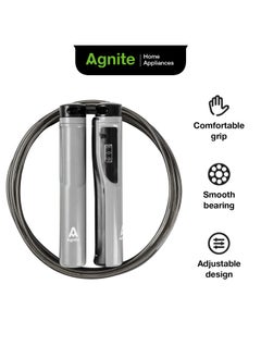 Deli Agnite ER031 Digital Counting Jump Rope, Adjustable Speed Rope with LCD Counter, Smooth Bearings, and Steel Cable for Fitness, Cardio, and Workout Training. - pzsku/Z824B27B03347DC661ADCZ/45/_/1739798765/205fe32f-0cd8-4ad9-bf90-78679b1d8941