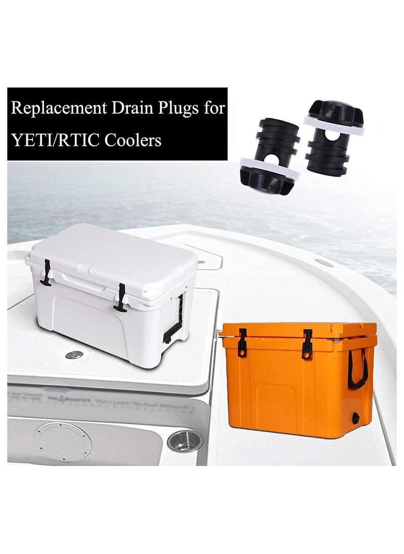 Generic 2 Pack Cooler Drain Plug for Yeti Cooler Plug Replacement Accessories for Yeti Cooler Wheels Compatible with Most Rotomolded Coolers Including Most Major Brands Drain Plugs with Leak-Proof Design  - Image 5