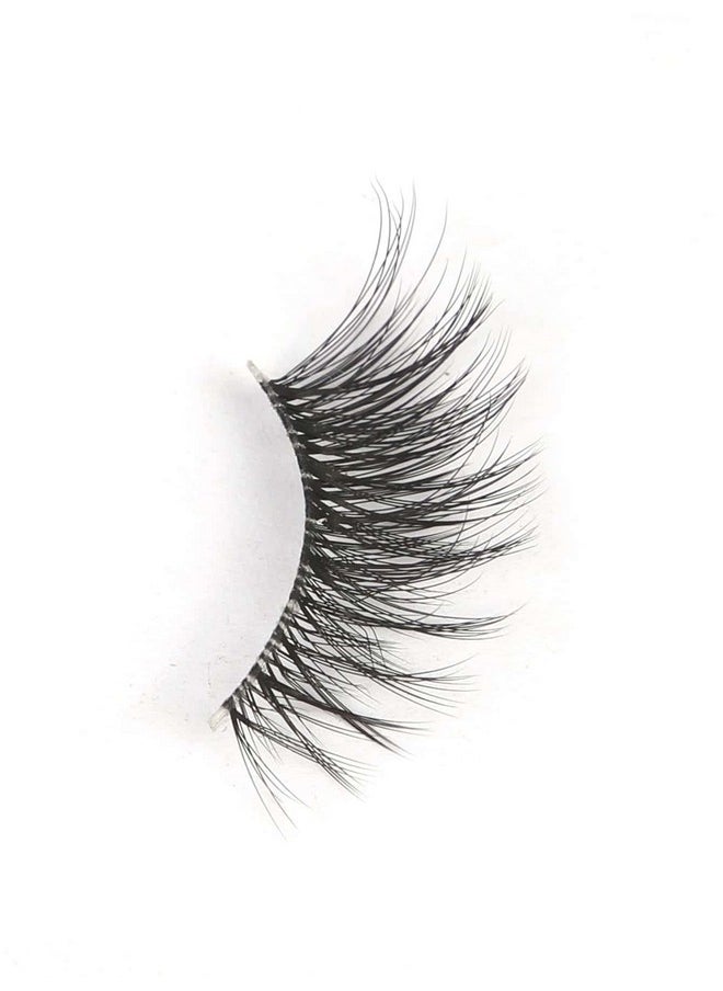 Gmagictobo False Eyelashes Natural Half Lashes Cat Eye Clear Band Lashes Fluffy Wispy 3D Faux Mink Lashes Pack Soft Strips Fake Eyelashes 7 Pairs  - Image 5