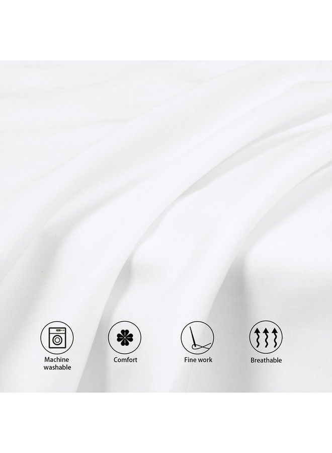 NTBAY 2 Pack 500 Thread Count 100% Egyptian Cotton 13X18 Toddler Pillowcases Super Soft And Breathable Envelope Closure Travel Kids Nursery Pillow Cases 13X18 Inches White - Image 3