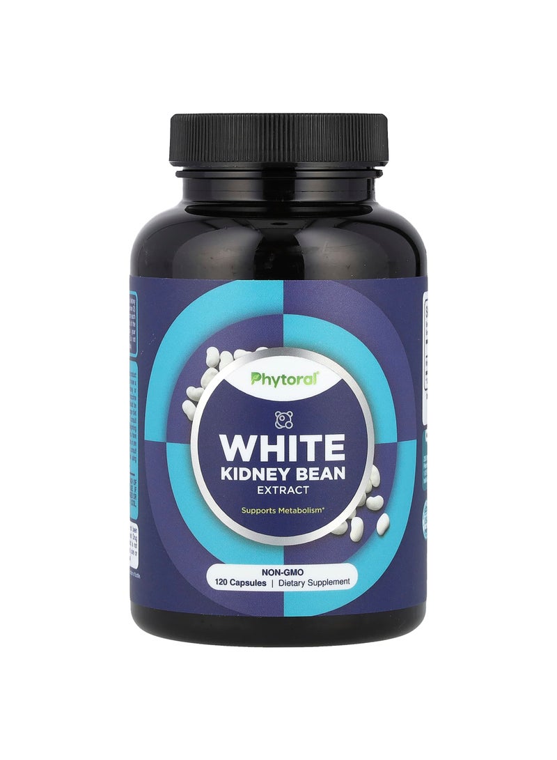 White Kidney Bean Extract, 120 Capsules (600 mg per Capsule)