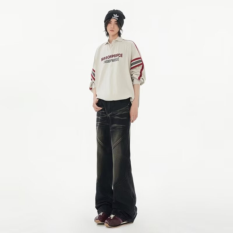 Unisex Casual Daily Denim Jeans - Image 3