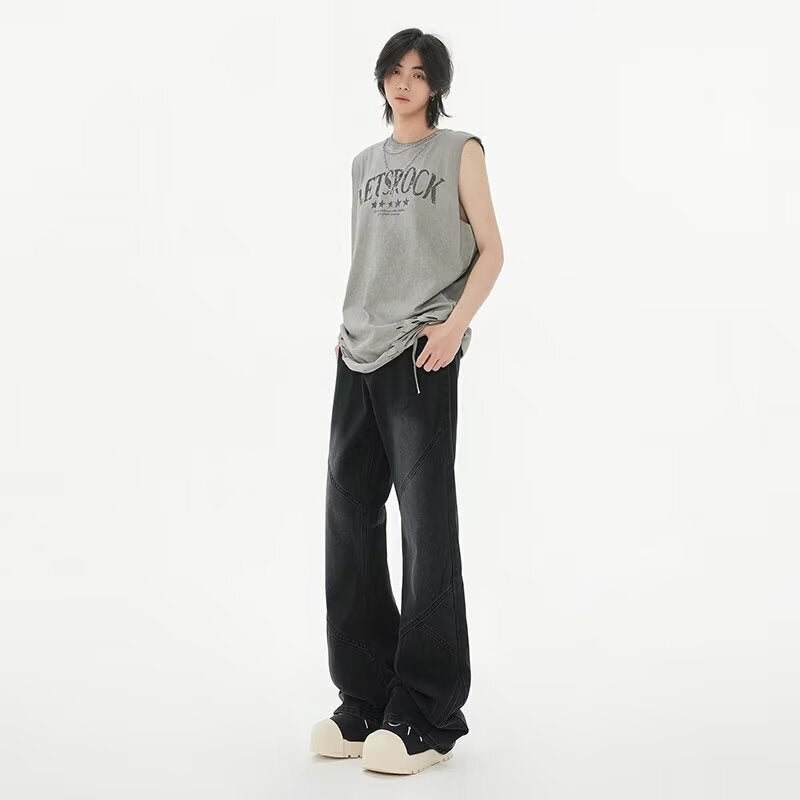 Unisex Casual Daily Denim Jeans - Image 1