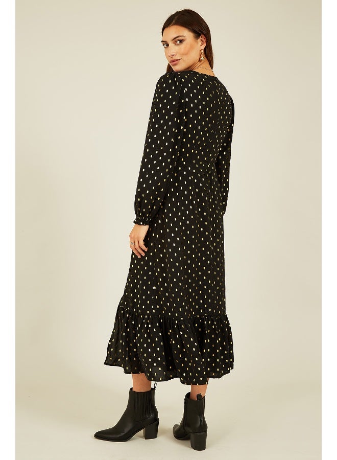 يامي فستان ميدي منقط - Image 4