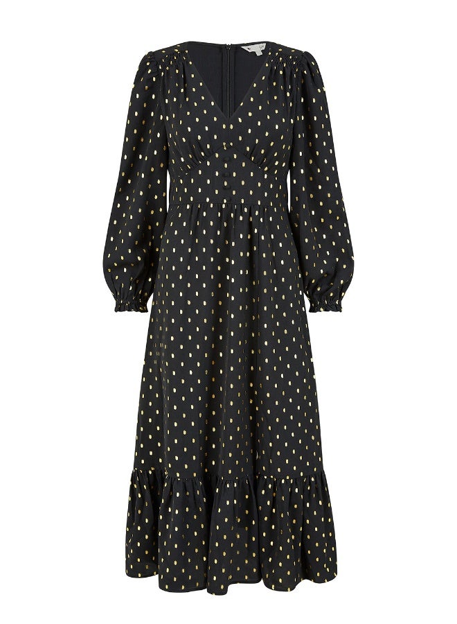 يامي فستان ميدي منقط - Image 5