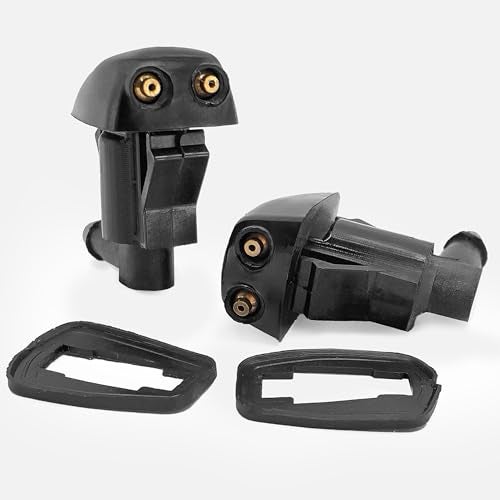 Click&Fit فوهات غسيل الزجاج الأمامي Click&Fit متوافقة مع تويوتا تاكوما 2005-2015، توندر 2000-2006، هايلاندر 04-07، 4رانر 05-09، كورولا 03-08 – رشاشات مياه المساحات تحل محل 8538144010، عبوة من 2 - Image 4