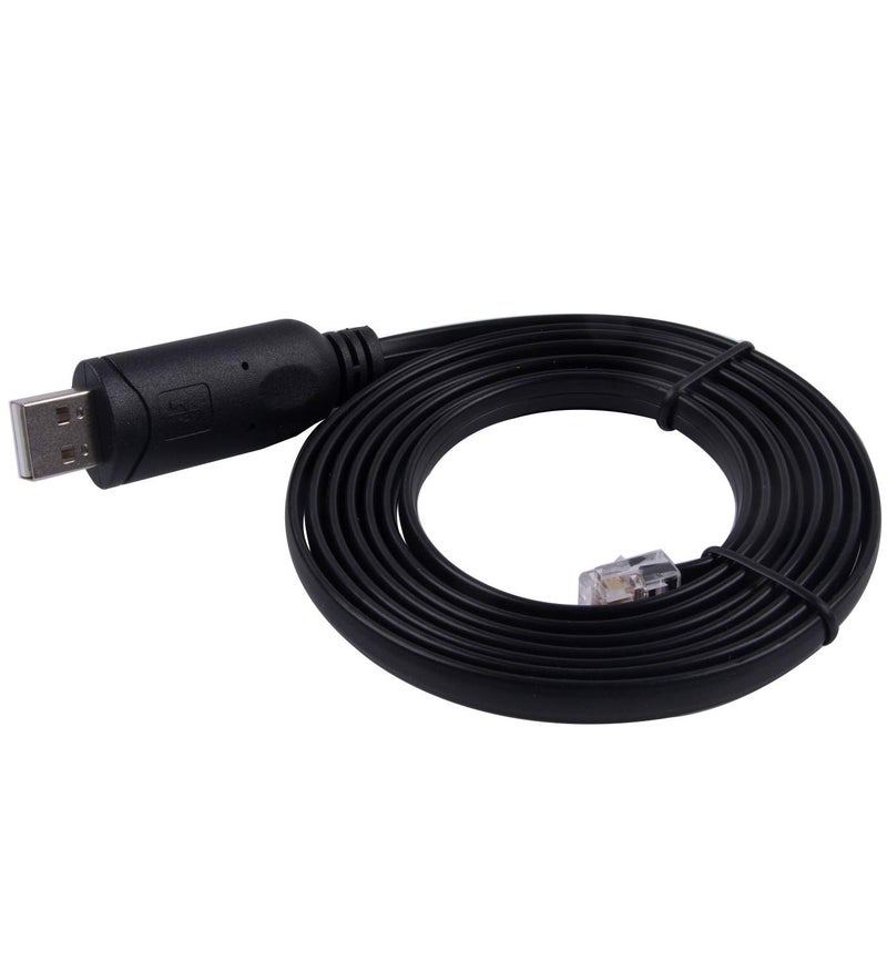 Usangreen USB to RJ12 6P6C RS232 FT232RL Serial Converter APC PDU Cable for APC UPS 940-0144 - Image 1