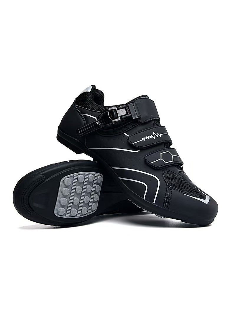 Men's Bicycle Boots Breathable Pro Cycling Sneakers Non-Slip Spikes Cycling Shoes Pedal Bike Shoes Pedal Shoes