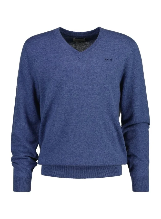 غانت Gant Extra Fine Lambswool V-Neck Sweater