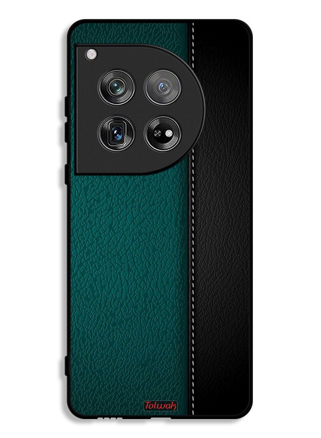 Tolwak OnePlus 12 Protective Case Cover Leather Pattern - Image 1