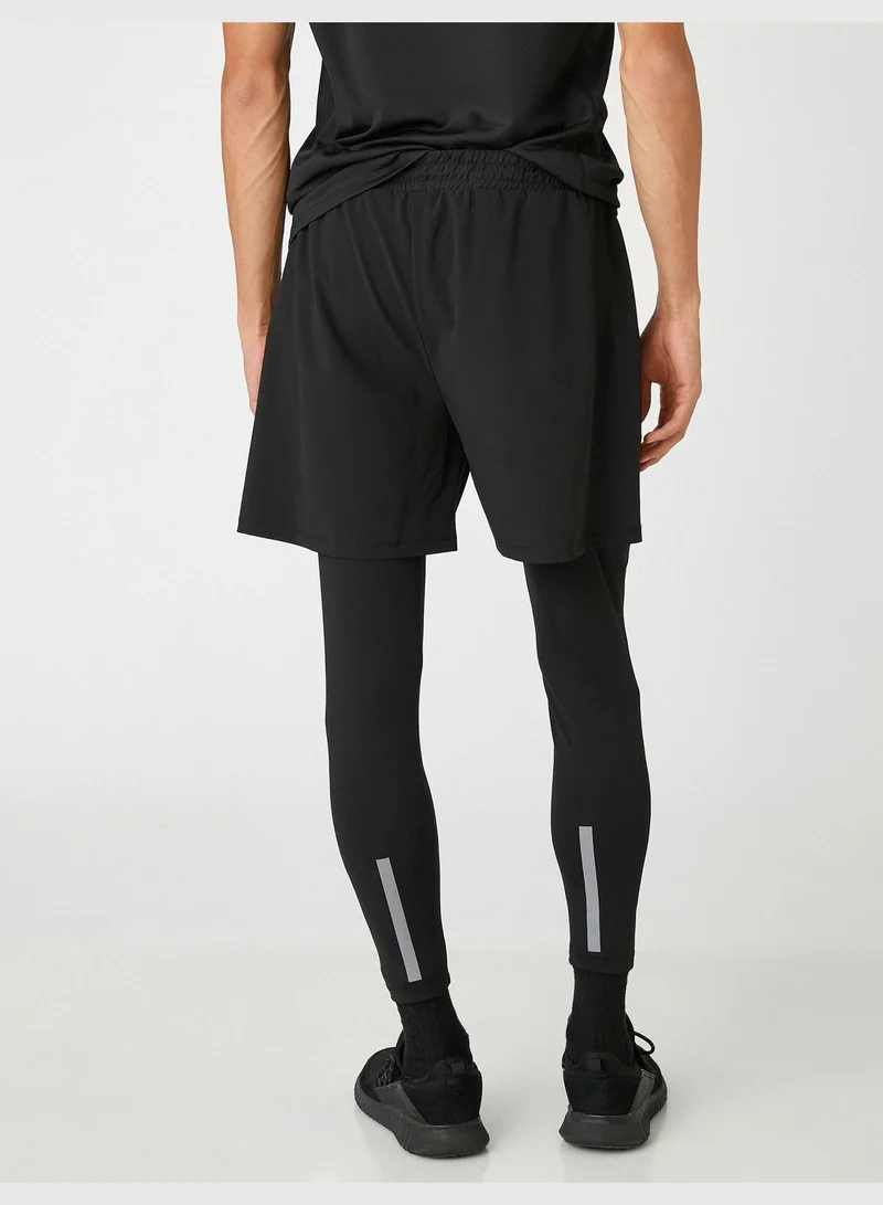KOTON Basic Sport Shorts Drawstring