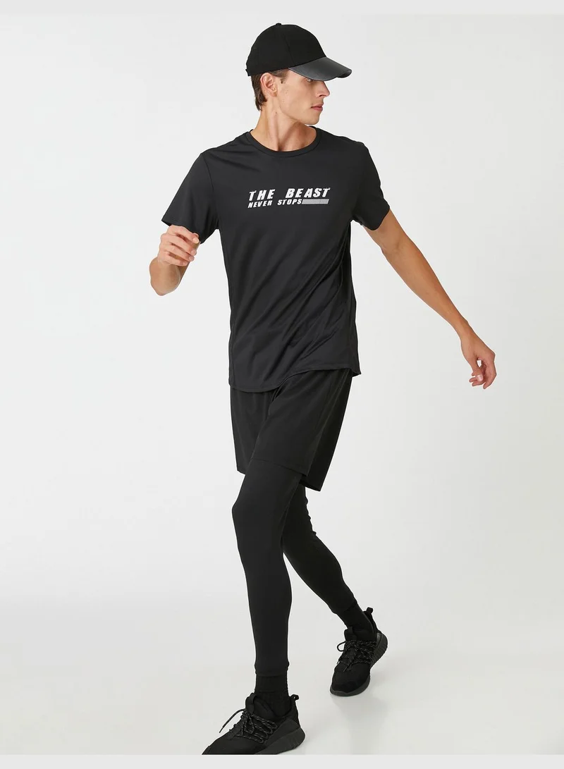 KOTON Basic Sport Shorts Drawstring