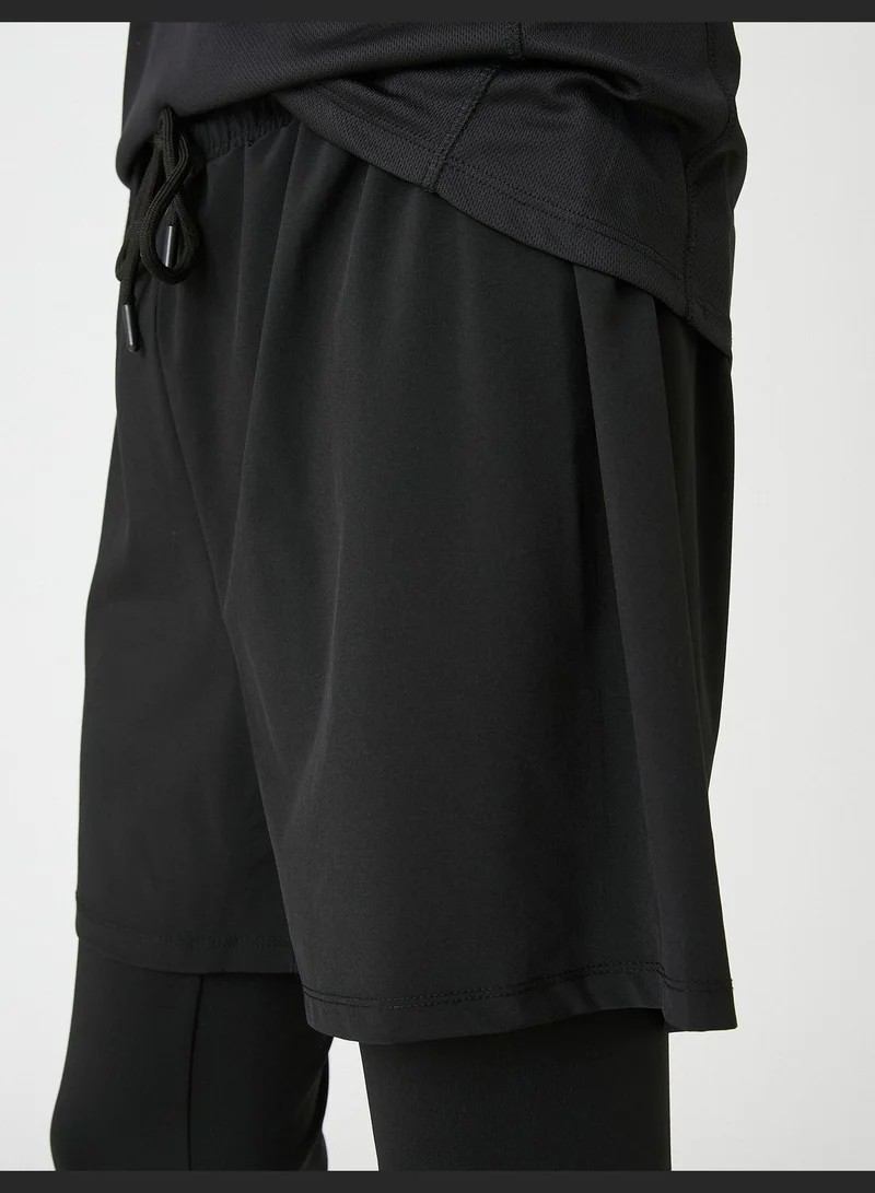 KOTON Basic Sport Shorts Drawstring