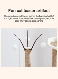 Glanfen Multifunctional Cat Climbing Frame Large Cat Nest Four Seasons Universal Cat Tree Oversized Capsule Cat Scratching Board Cat Villa Cat Toys  - Image 2