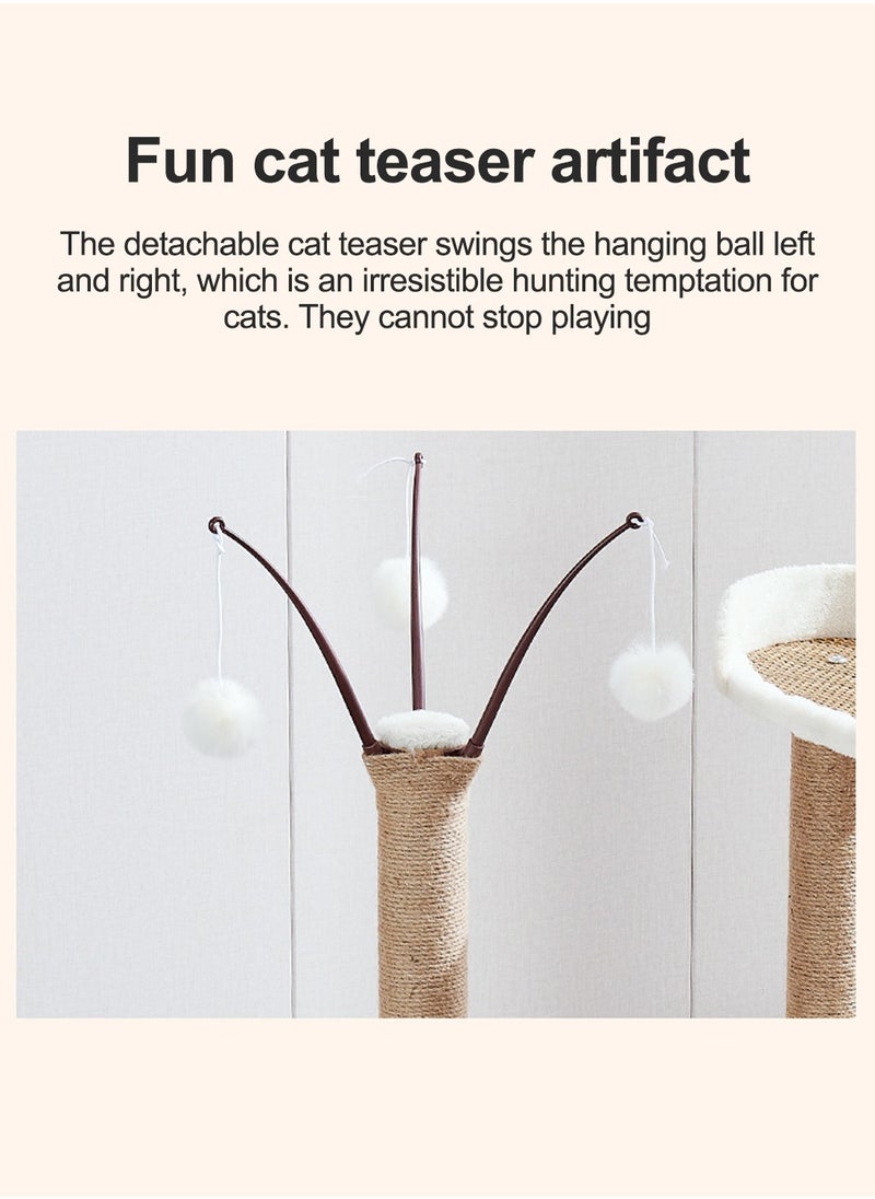 Glanfen - Multifunctional Cat Climbing Frame Large Cat Nest Four Seasons Universal Cat Tree Oversized Capsule Cat Scratching Board Cat Villa Cat Toys - Image 1