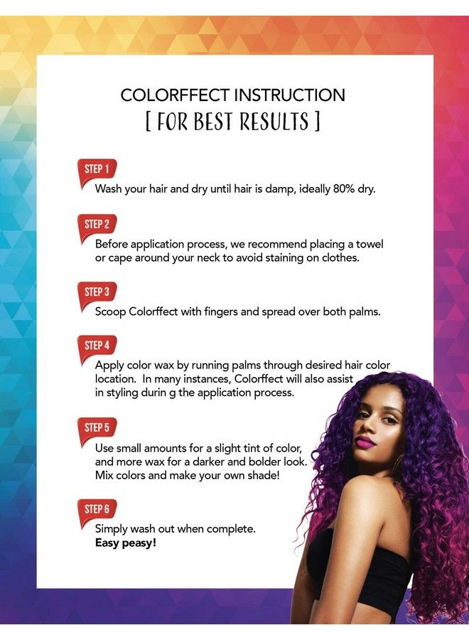 Magic Collection Colorffect Hair Color Wax (Silver) - Image 5