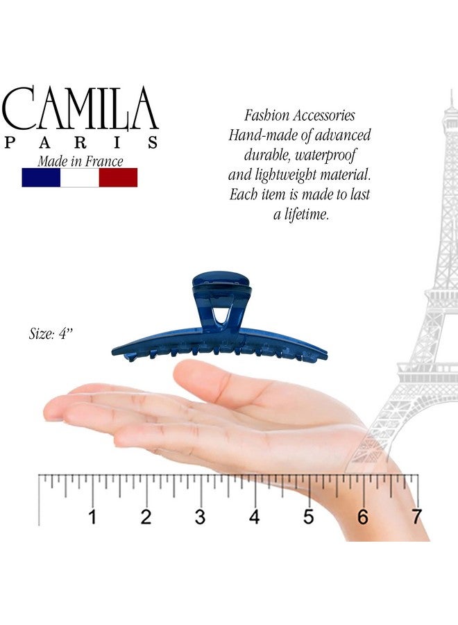 CAMILA Paris Cp3226 French Hair Clip For Women Narrow Strong Hold Grip Double Teeth Girls Hair Claw Clips Jaw Fashion Durable Styling Hair Accessories For Women Made In France - Image 4