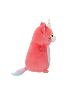 Squishmallows دُمى هاغمي قطة بوني العينين النجميين 10 بوصة باللون الوردي سيينا، دمية مصنوعة من كالي توي، لعبة ناعمة ملونة، هدية للأطفال، للفتيات والفتيان، لعبة قابلة للغسل متعددة الألوان لجميع الأعمار  - Image 3