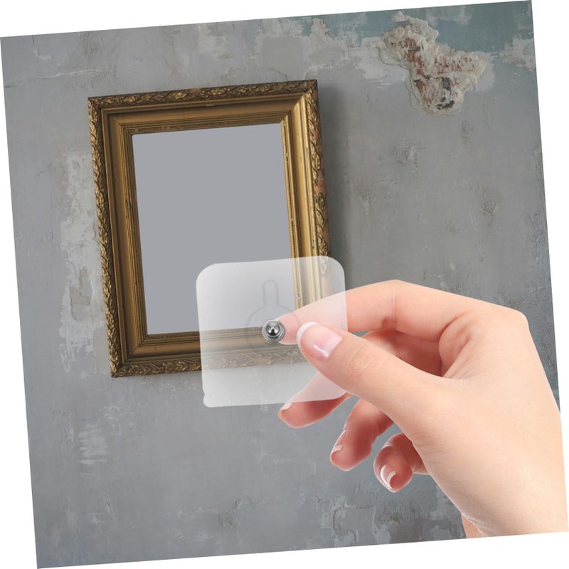 Clear Adhesive Hooks 10 Pack No Drill Wall Hangers Strong Hold for Kitchen Bathroom - Image 5