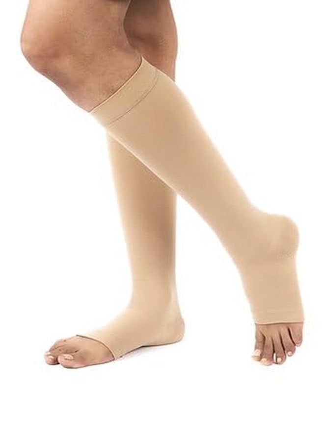FederFlex Class 2 Compression Stockings - Open Toe | Knee Length | Medium - Image 5