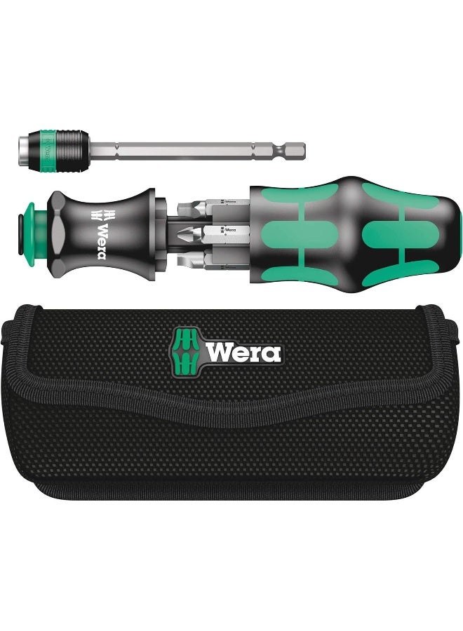Wera Wera KK 26 7-In-1 Bitholding Screwdriver with Removable Bayonet Blade, Silver  - Image 1