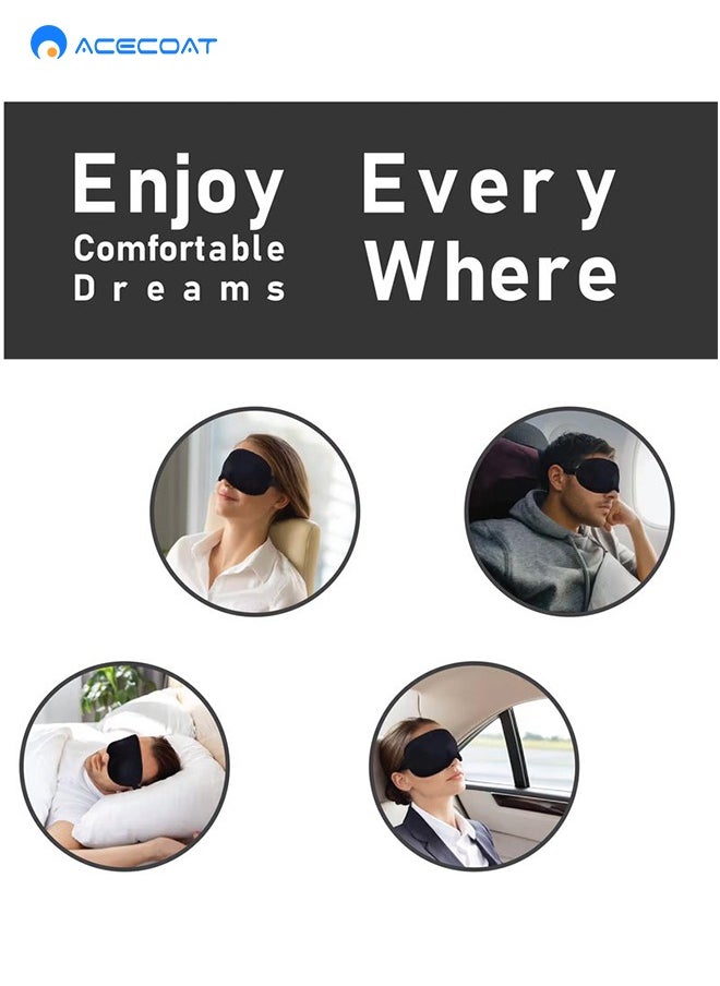 100% light blocking sleeping mask for men and women - Zero eye pressure eye mask for sleeping - Our sleeping mask comes with 5 pairs of earplugs - Black eye mask for travel or covering your eyes - pzsku/Z824BA7F6B5E75E988725Z/45/_/1727314421/8b51629f-6e58-4116-ad4a-33324288de66