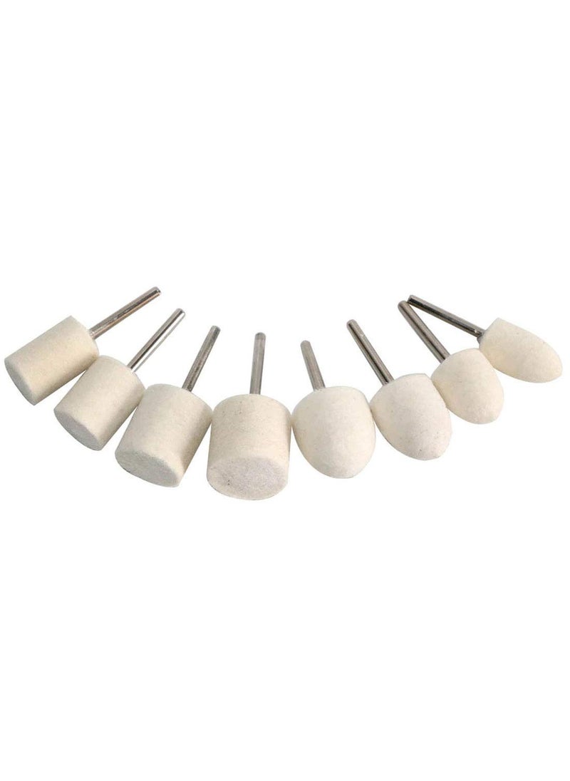 DIY Crafts Diy Crafts Buffing Wheel 3 20mm Grinding Head for Dremel Drill 3235mm Shank 16mm 5 Piece Bullet Type Shank Diameterabout 3mm Off White  - Image 5