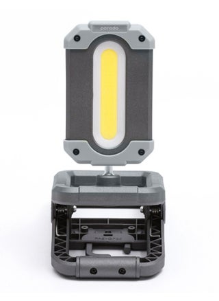 Magnetic 4000mAh Outdoor Lamp with Phone Charging Output - Black/Grey