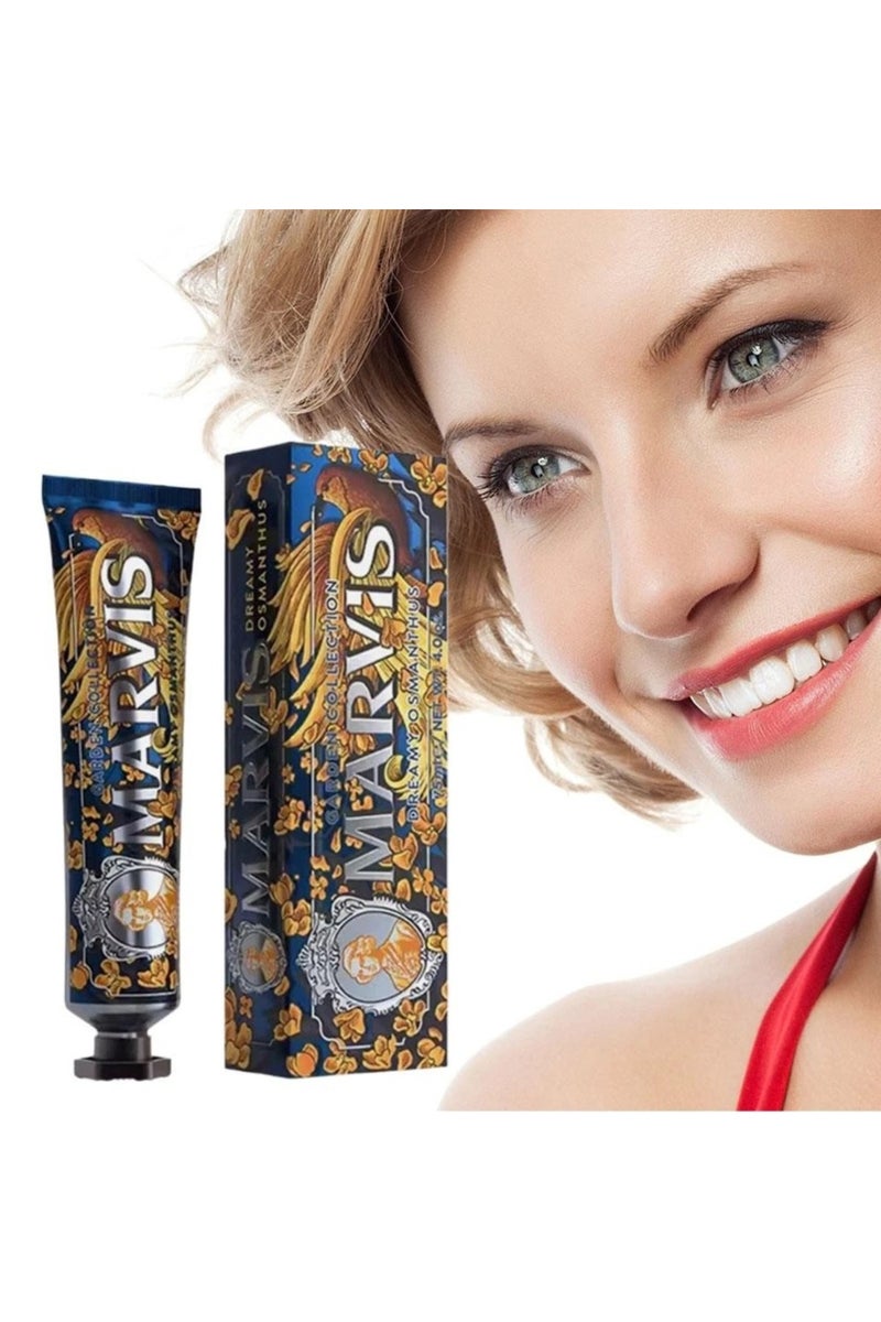 Marvis Dreamy Osmanthus Toothpaste - Garden Collection 75ml. - Image 2