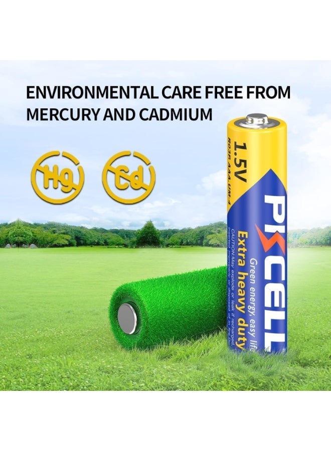 بي كي سيل AAA High Performance Zinc Carbon Batteries 1.5 V for Remote Controls, Fixed Phones, Toys, Pack of 12 PKCELL - Image 3