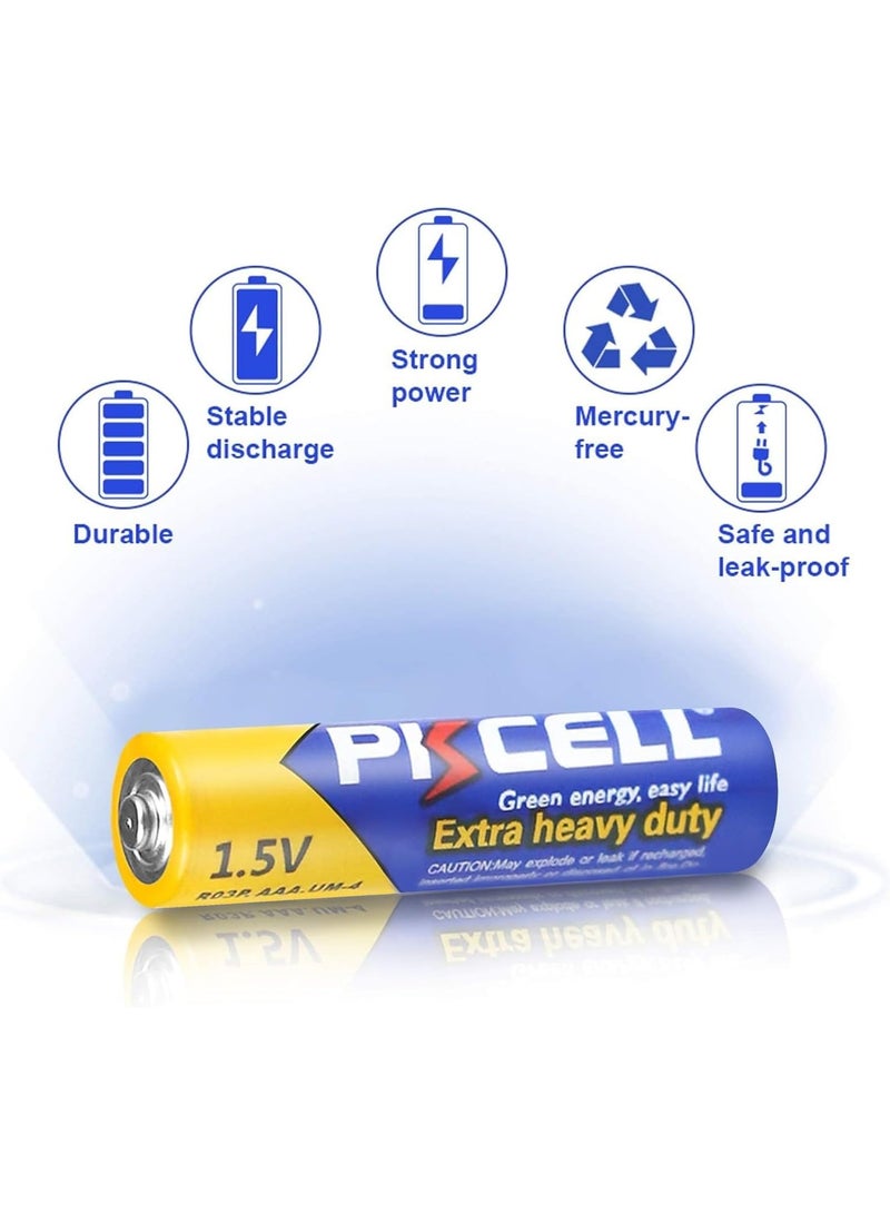 بي كي سيل AAA High Performance Zinc Carbon Batteries 1.5 V for Remote Controls, Fixed Phones, Toys, Pack of 12 PKCELL - Image 4