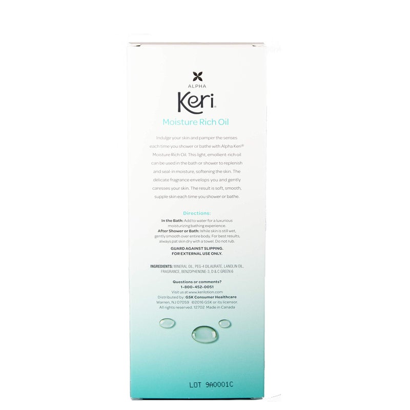 Keri Moisturizing Shower and Bath Oil, 16 Fl Oz - Image 1