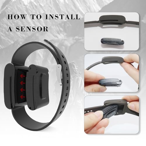 fitspur Adjustable And Comfortable Replacement Strap Compatible with Whoop 4.0 and Whoop 3.0 Heart Rate Monitor (Black) - Image 2
