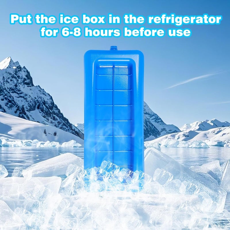 Threlaco 2 Set Insulin Pen Cooler Travel Case Diabetic Medication Carrying Insulated Bag Keep Medicine Cool Portable Injection Medical Bottle Storage with Protective Ice Brick79x35x2 in - Image 4