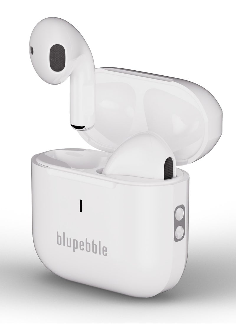 blupebble TuneFlow True Wireless Earbuds | Bluetooth 5.3, Deep Bass, Touch Controls, 30H Playtime, USB-C Charging – Compatible with iOS & Android  - Image 1