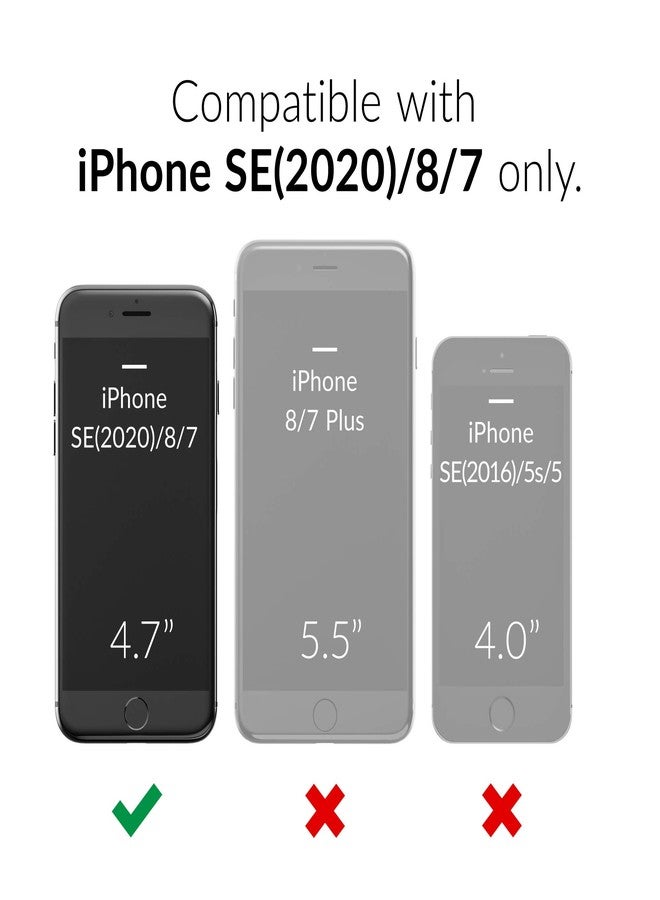 كريف جراب Crave Dual Guard لهواتف Apple iPhone SE 2022 (الجيل الثالث)، وSE 2020 (الجيل الثاني)، وiPhone 8/7، جراب مزدوج الطبقات مقاوم للصدمات لهواتف iPhone SE/8/7 (4.7 بوصة) - أخضر غابي - Image 2