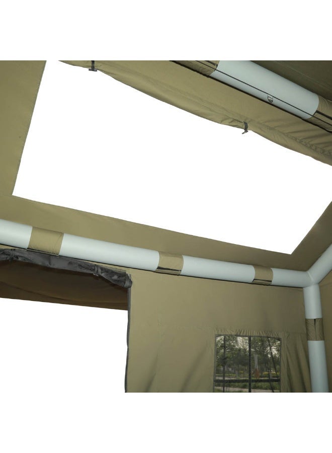 Wander - Inflatable Air Beam Glamping Tent with Dual Tarp & Electric Pump - Image 2