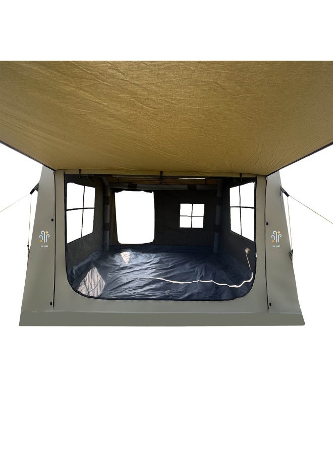 Wander - Inflatable Air Beam Glamping Tent with Dual Tarp & Electric Pump - Image 3